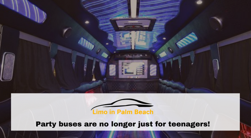 Party buses are no longer just for teenagers!